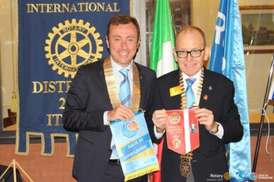 27 settembre, Visita del Governatore del Distretto Rotary 2032 Gianmichele Gancia.